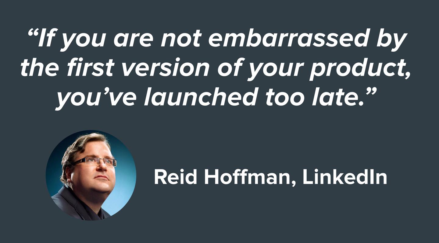 إذا لم تكن محرجًا من الإصدار الأول من منتجك، فقد تأخرت كثيرا